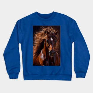 Morgan Horse - Oil paint Crewneck Sweatshirt